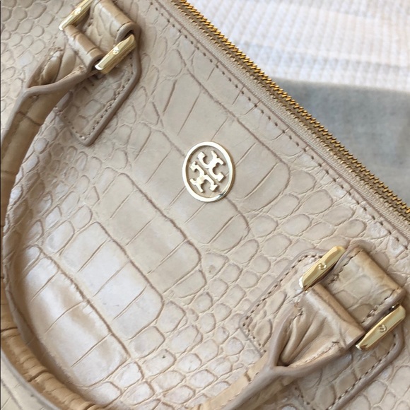 Tory Burch beige top handle bag - Picture 3 of 8